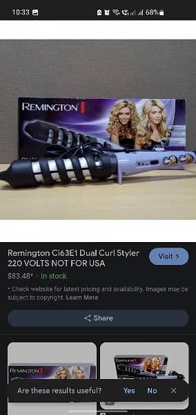 remington dual hair curler orignal 5