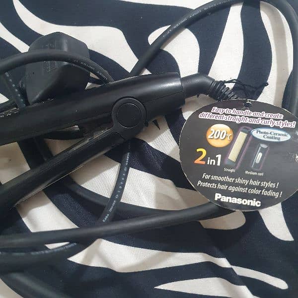 Panasonic straightener and curl 1