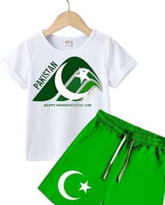 2 Pcs Boy's T-Shirt And Shorts Set