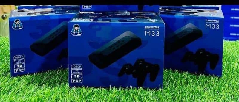 M33 game stick with 2 wireless controller 0