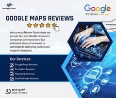 Google Maps Reviews/Social Media Services