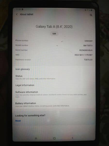 Samsung Galaxy tab A 8.4 4