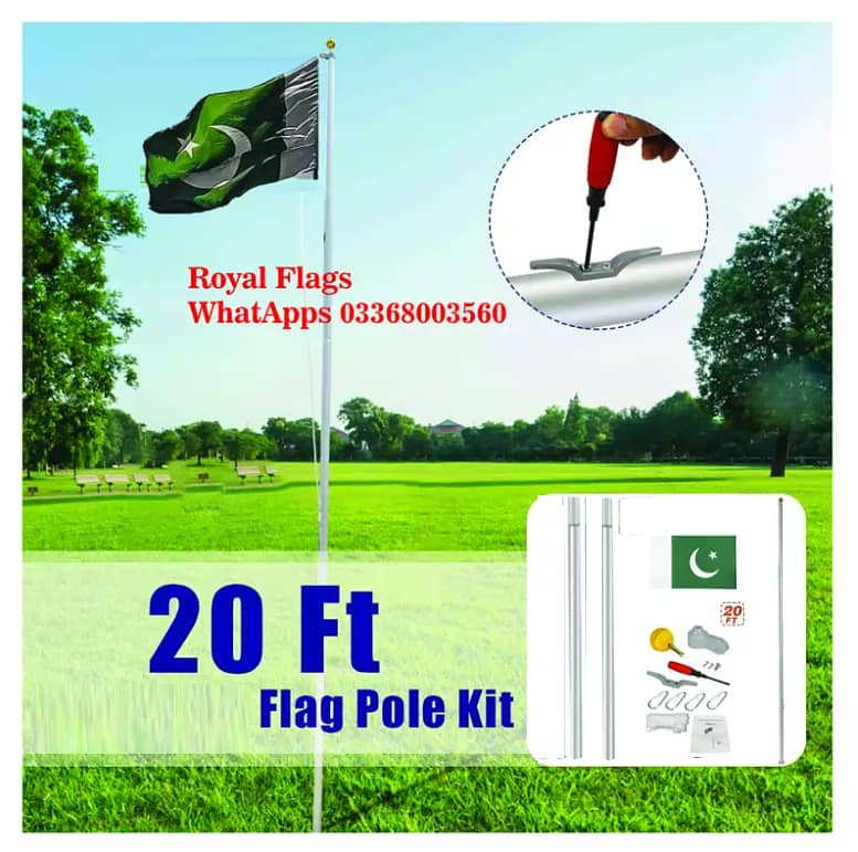 14 August Pakistan Flag & Pole | Custom Logo Flag & Wall Banner Decore 4