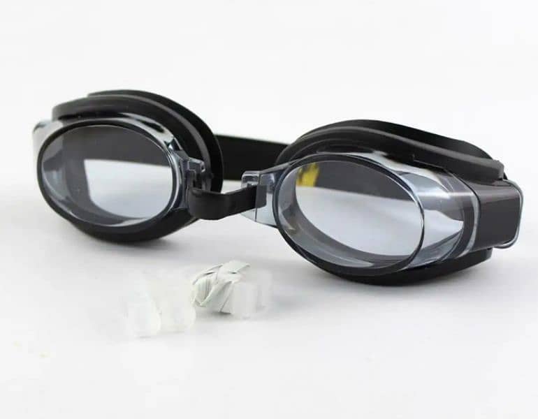 PROFESSIONAL SWIMMING GOGGLES WITH FREE NOSEPAD AND EARPAD 3