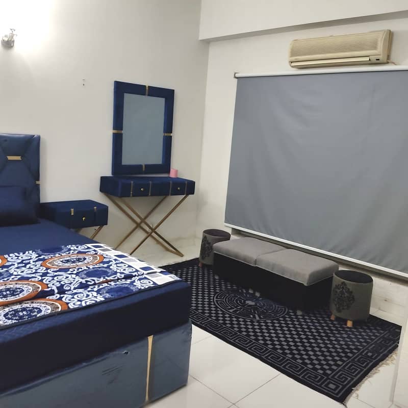 Fully Furnished One Bed Room Appartment on Defence Road 2