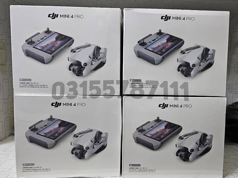 DJI Mini 4 Pro RC2 FlyMoreCombo Plus Seal Pack Drone 0