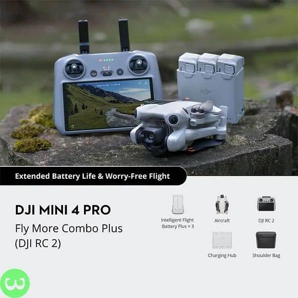 DJI Mini 4 Pro RC2 FlyMoreCombo Plus Seal Pack Drone 4