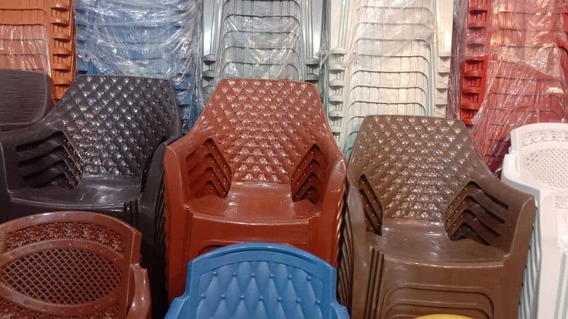 New Design Pure Plastic chairs with Polding Table (30% discount price) 14