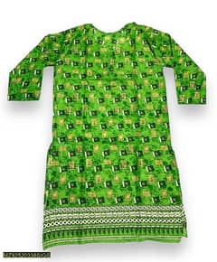 1Pc woman's stitched lawn printed shirt