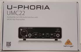 Behringer U-Phoria UMC22 USB Audio Interface