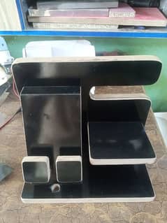 high quality MDF mobile charging stand