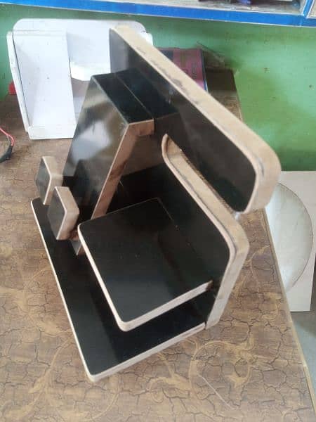 High quality MDF mobile charging stand available 1