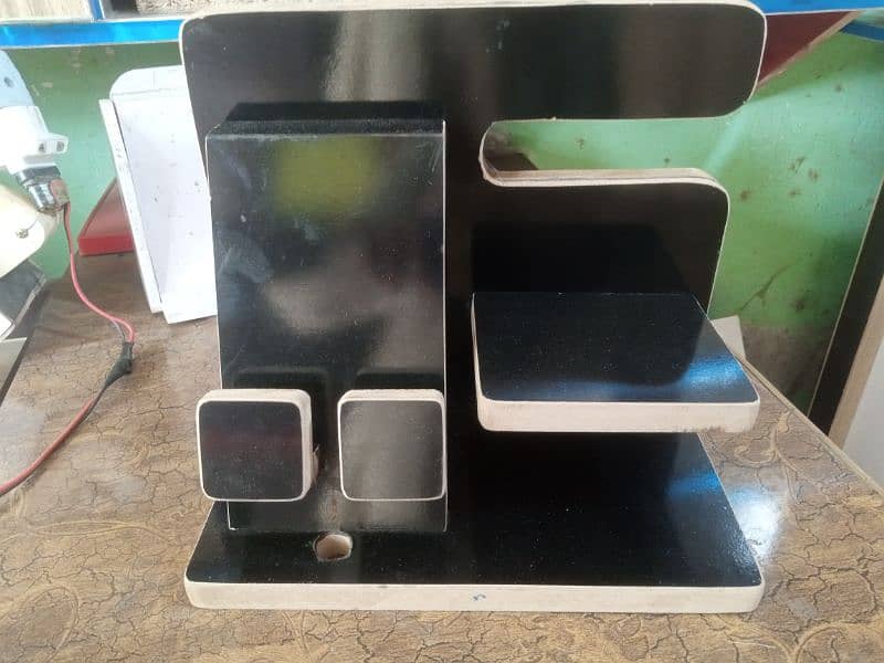 High quality MDF mobile charging stand available 2