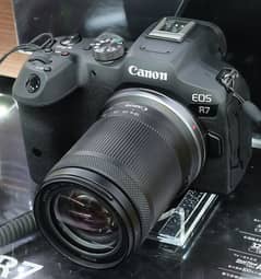 camra R7 with lens with gamble 4 month use new condition 10by10