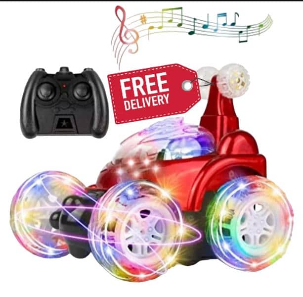 Remote Control Stunt Car With Music light (rechargeable) 0