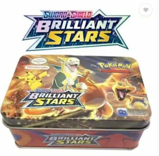 POKEMON TIN BOX 42 CARDS SEAL PACKED NEW 1