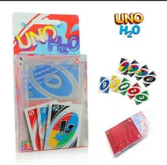 UNO H20 PLASTIC CARDS (SEAL PACKED) NEW