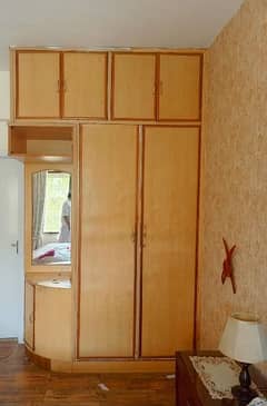 wooden bedroom cupboard