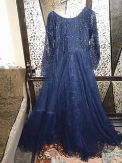 long frock blue color