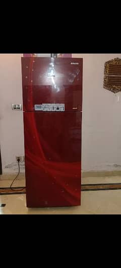 Urgent Sale Waves Glass Door Refrigerator