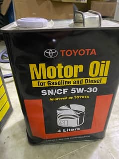 Toyota engine oil 5w30 SN/CF imported