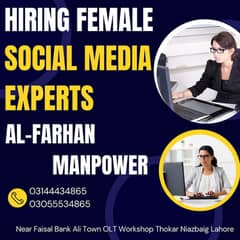 IT, Computer Operator & Social Media Marketing Female Staff