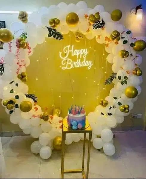 birthday decore/ baloon decore/Aqeeqa decore / jumping/ magic show 9