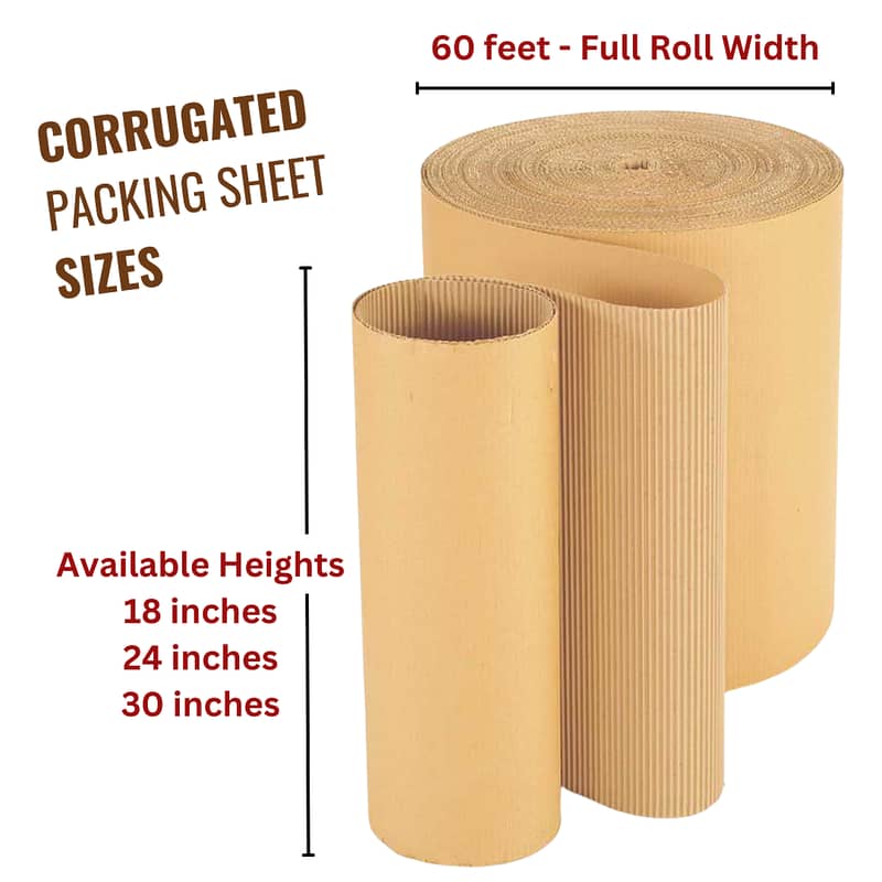 Corrugated Roll, Brown Gatta Sheet for Furniture  Packing 4