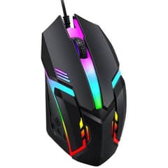 Mouse With 7 LED RGB Backlit | RGB Mouse Wired Gaming Mouse | Latest M