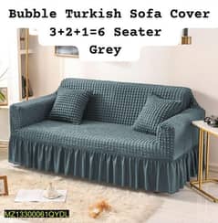 6 Seater Bubble Turkish Sofa Covers (Premium)