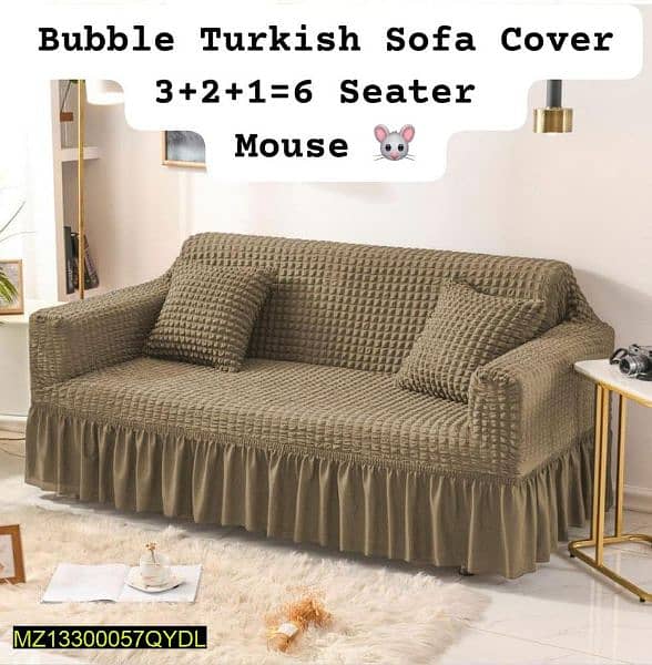 6 Seater Bubble Turkish Sofa Covers (Premium) 1