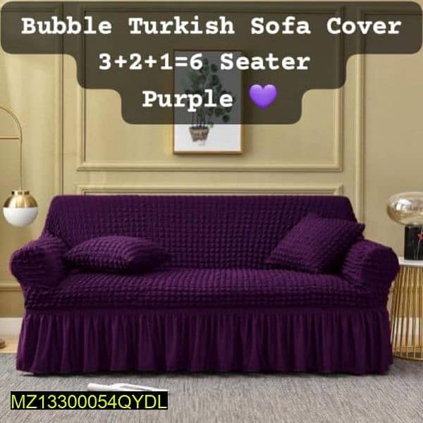 6 Seater Bubble Turkish Sofa Covers (Premium) 5