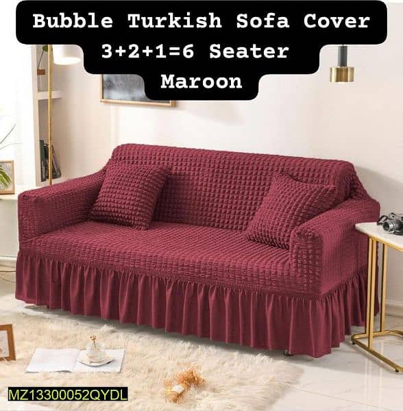 6 Seater Bubble Turkish Sofa Covers (Premium) 6