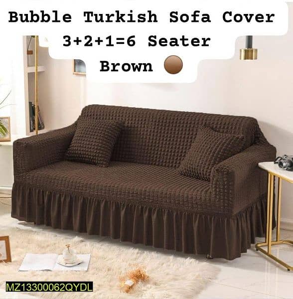 6 Seater Bubble Turkish Sofa Covers (Premium) 8