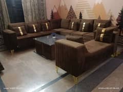 sofa set with table