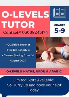 Home Tutor for O-levels