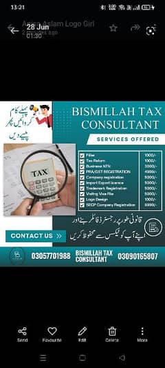 Bismillah Tax consultant company