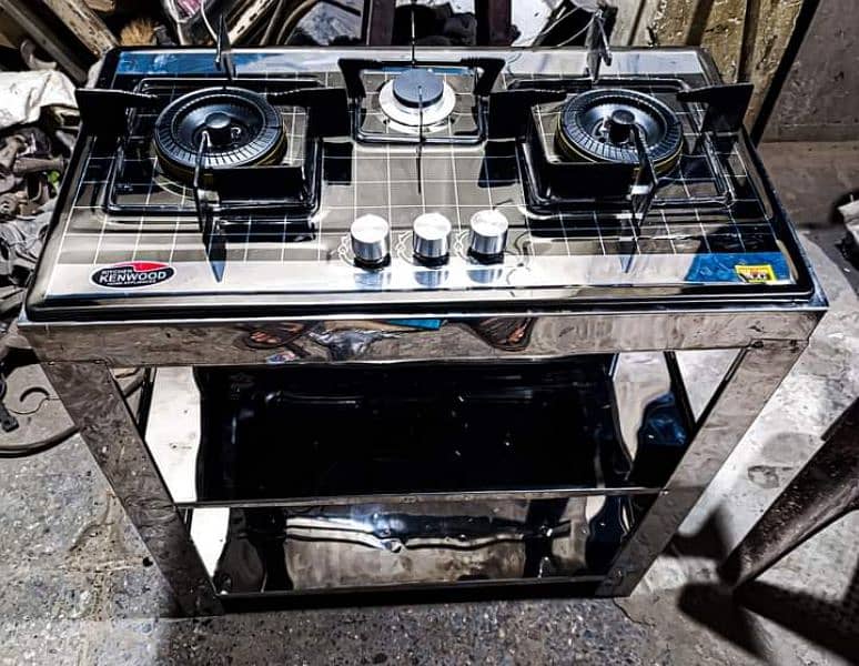 gas Stove and stove racks 3