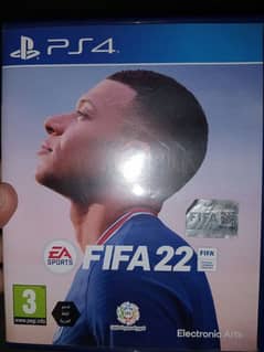 FIFA22, PS4, Blu-ray disc.