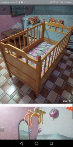 Wooden cart for kids in good condition.