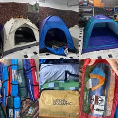 camps / folding chairs and chair / hiking bag and shoes / hiking shop