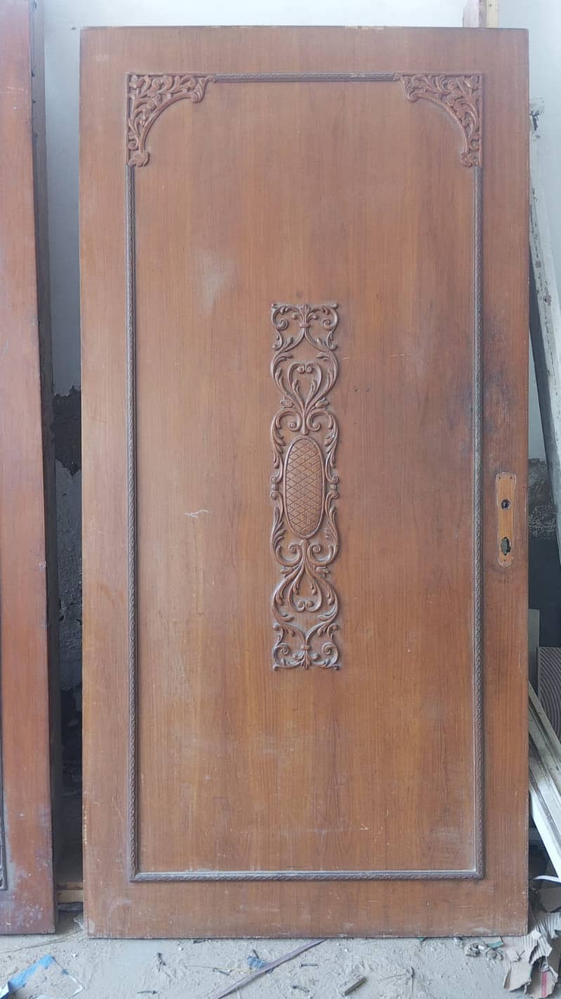 Golden Teak Solid Interwood Doors 0