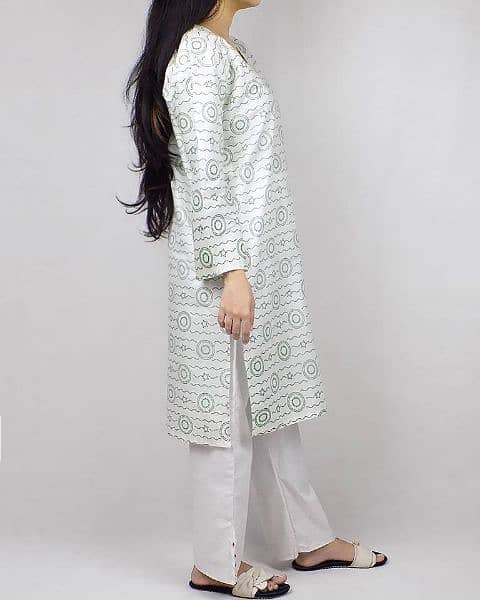 Independence Day 2 Piece Women Stitched Cotton Printed Suit 1