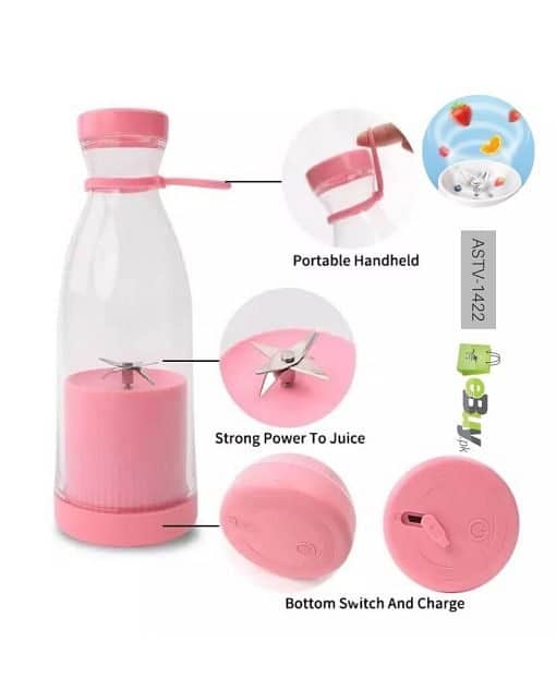 Mini Fast Portable Juicer Blander USB Rechargeable 1