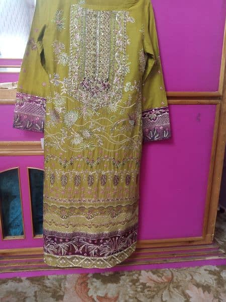 lawn full embroided with orgensa dupatta 0