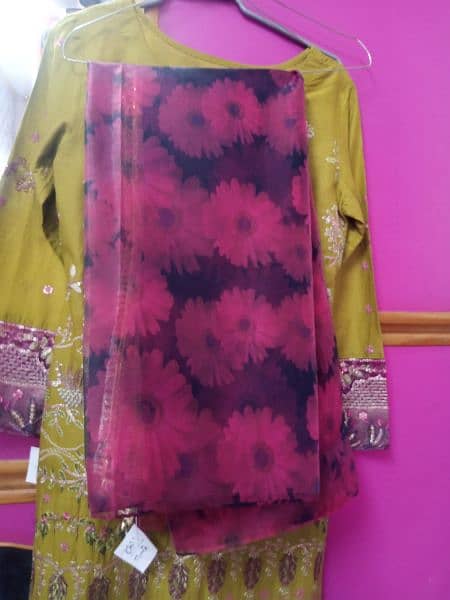 lawn full embroided with orgensa dupatta 5