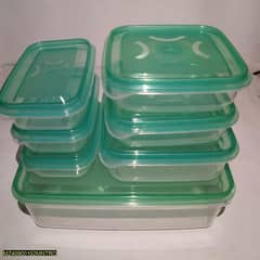 Food storage box container pack of 7