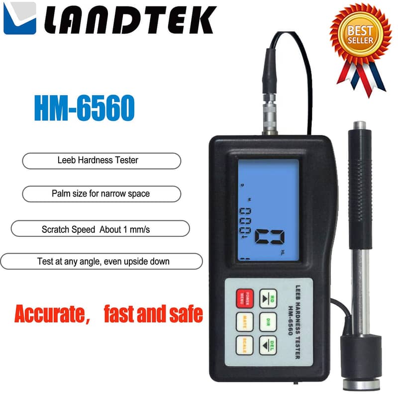 HM6560 Landtek Leeb Hardness Tester | Metal Hardness Tester Pakistan 0