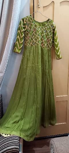 mehndi and dholki dress