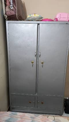 2 Double Door Iron Almirah For Sell